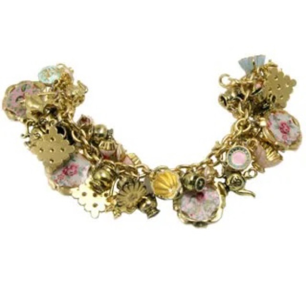Disney x Tom Binns Alice in Wonderland Tea Party Charm Bracelet - Picture 2 of 10